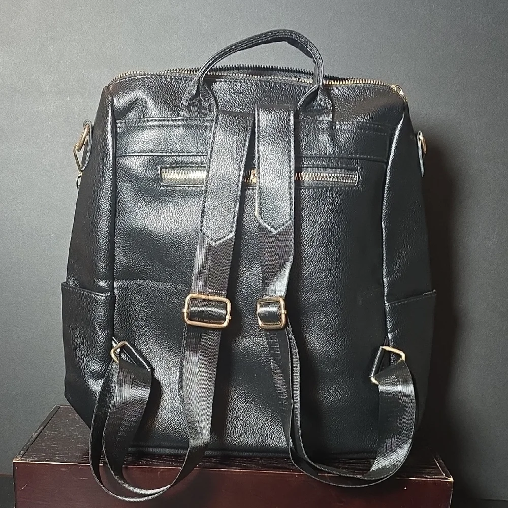 Elegant Black Checkered Women's Bag - Picture 2 of 2